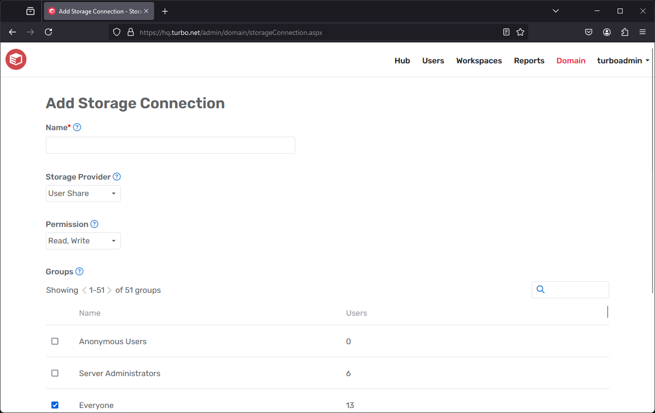 add-storage-connection